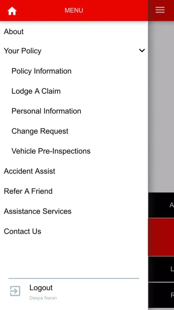 Ảnh chụp màn hình của Sure Assist