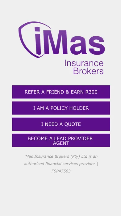 Zrzuty ekranu iMas Insurance Brokers