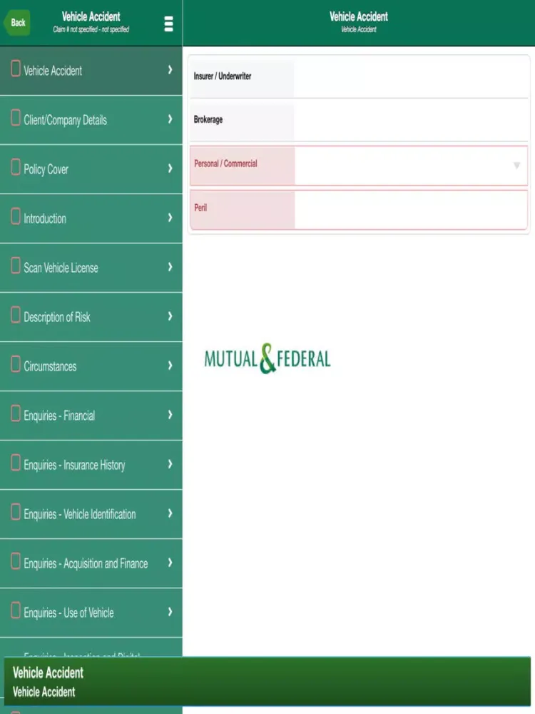 M&F Investigations iPad  Ekran Görüntüleri
