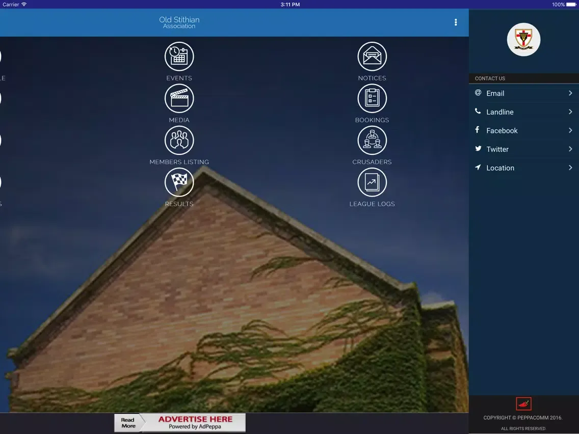 Old Stithian Association iPad 應用截圖