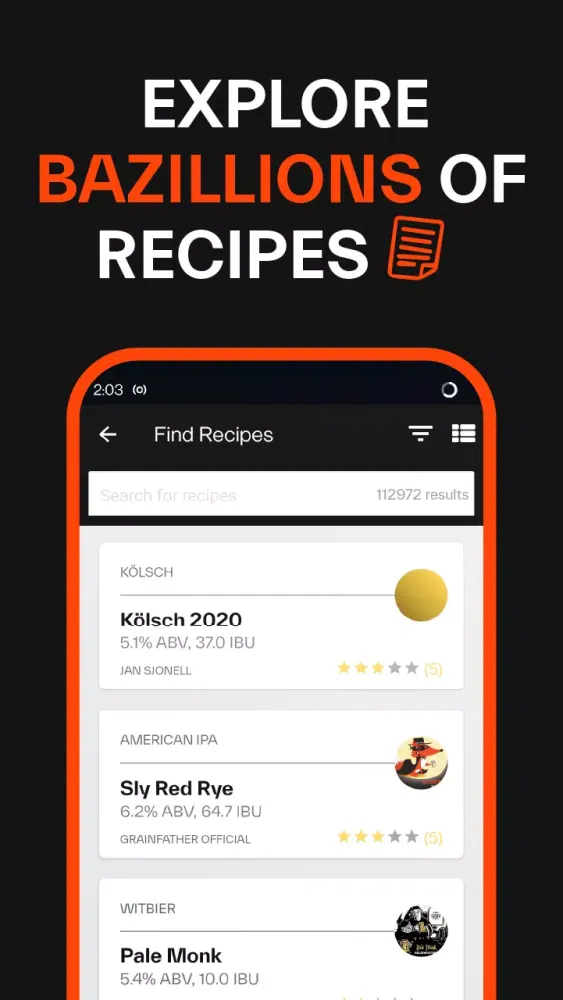 Grainfather Community Screenshots