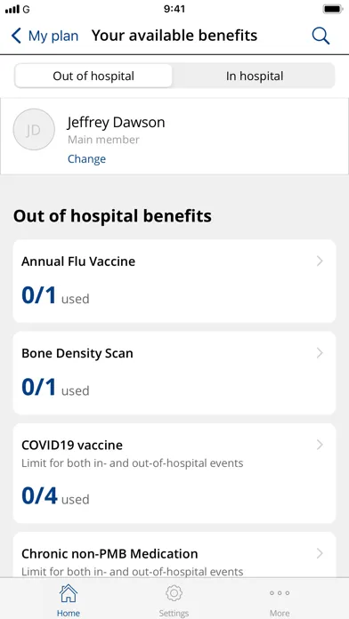 Anglo Medical Scheme Screenshots