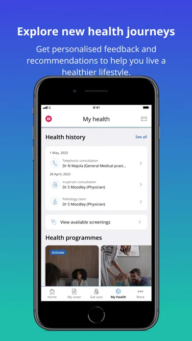 Discovery Health App スクリーンショット