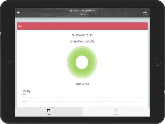 Tangkapan skrin Facility Rep iPad 