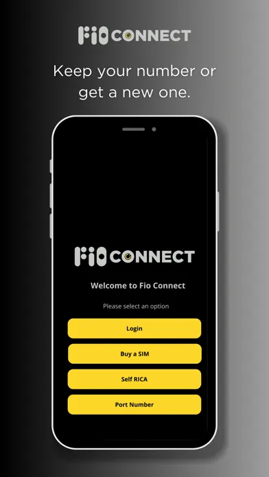 Capturas de pantalla de FIO Connect