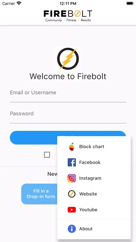 Capturas de tela do Firebolt Fitness