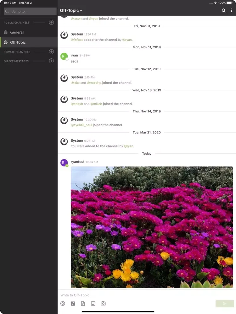 Capturas de tela do FNF Chat iPad 