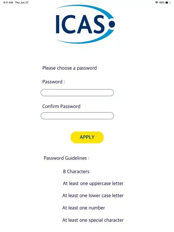 ICAS On the Go iPad  Screenshots