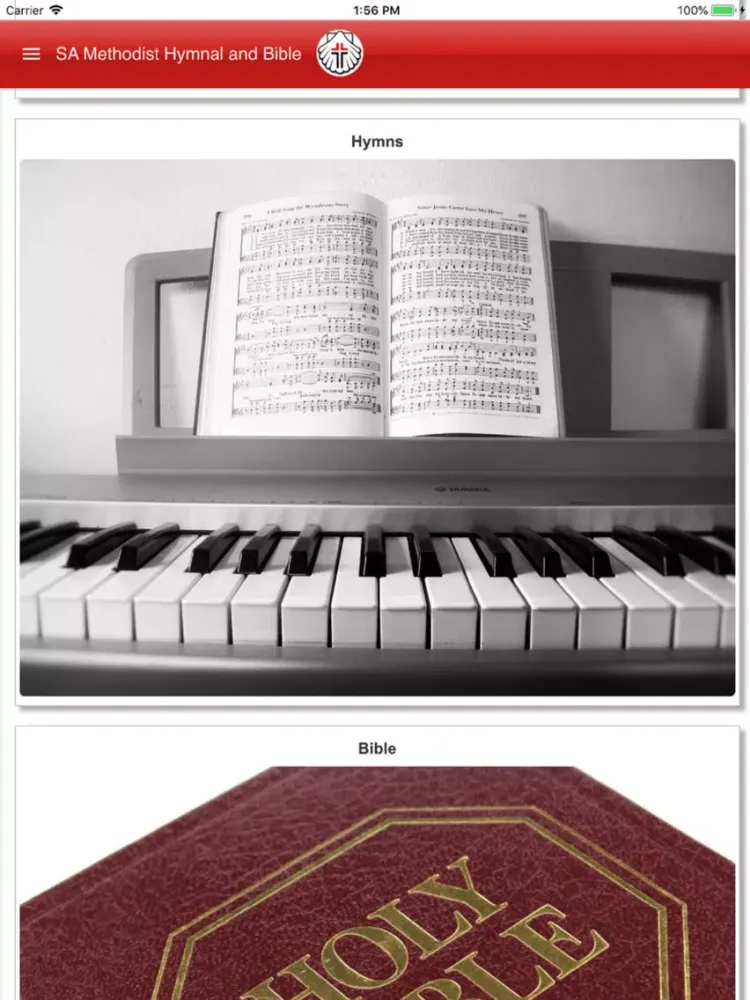 MCSA Hymnals iPad  Screenshots