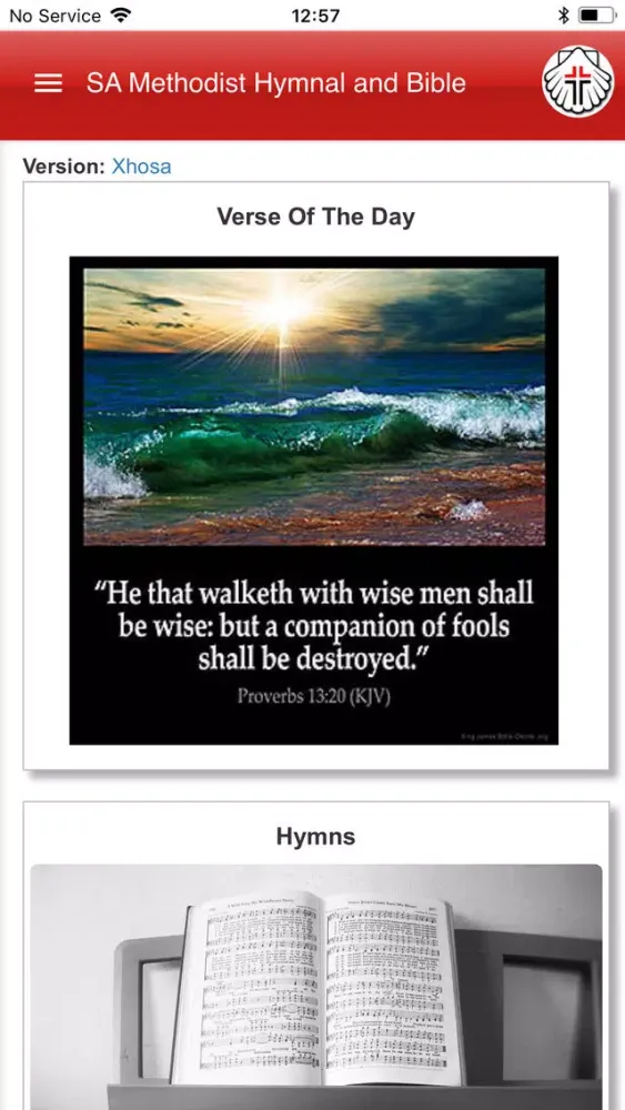 MCSA Hymnals Screenshots