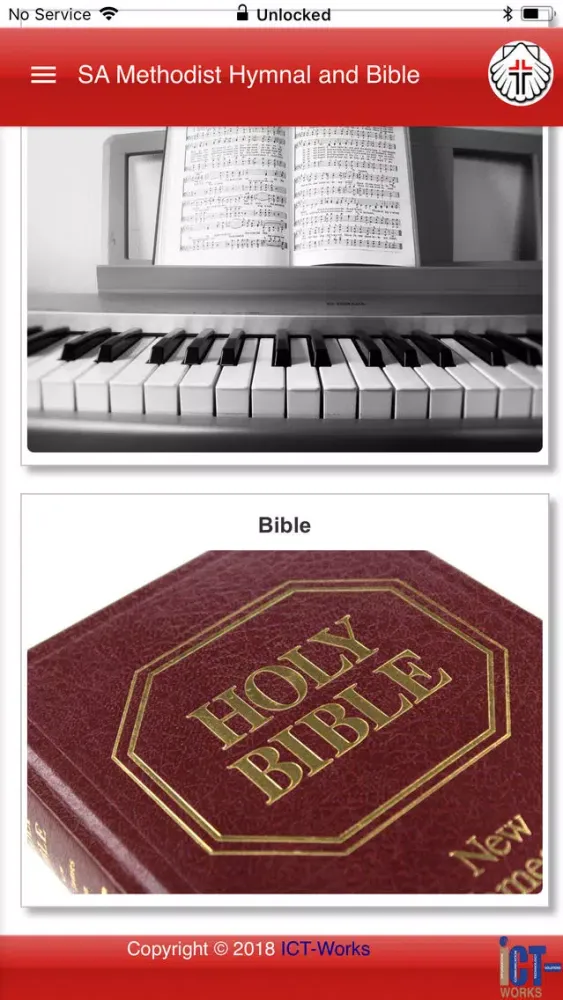MCSA Hymnals Screenshots