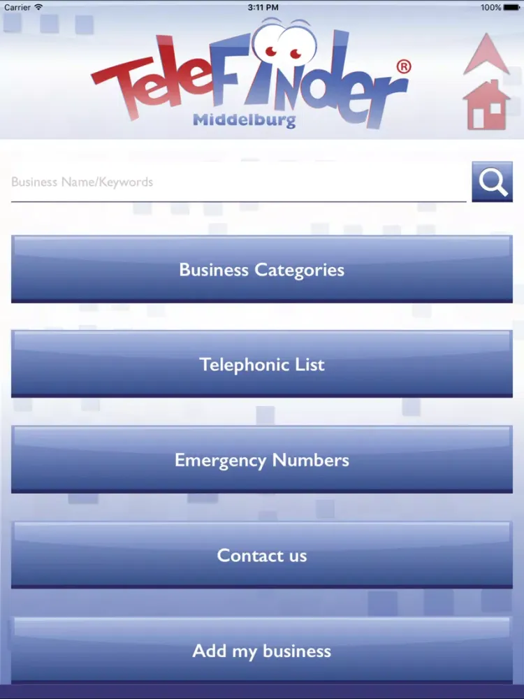TeleFinder Middelburg iPad  Screenshots