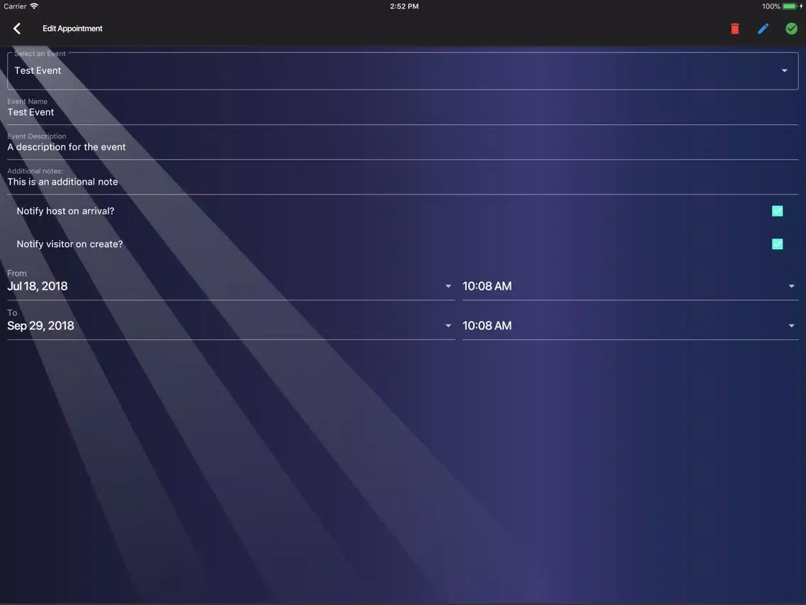 evim iPad  Screenshots