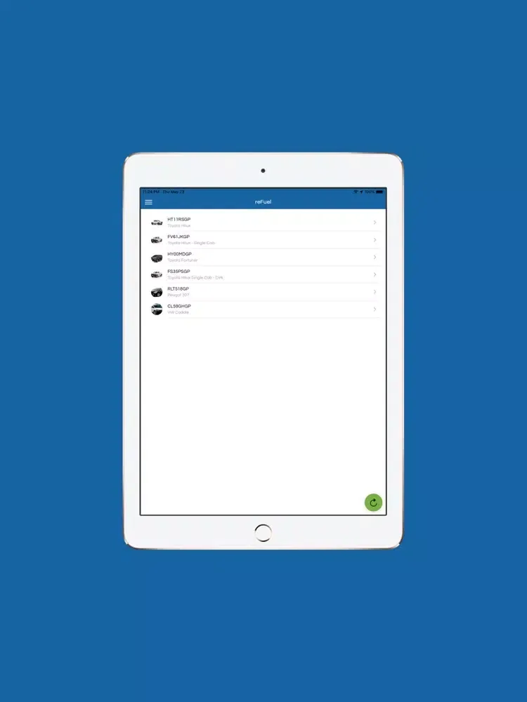 iFuel Solutions iPad  Ekran Görüntüleri