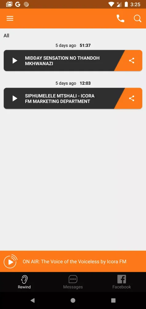 ICORA FM 100.4 Screenshots