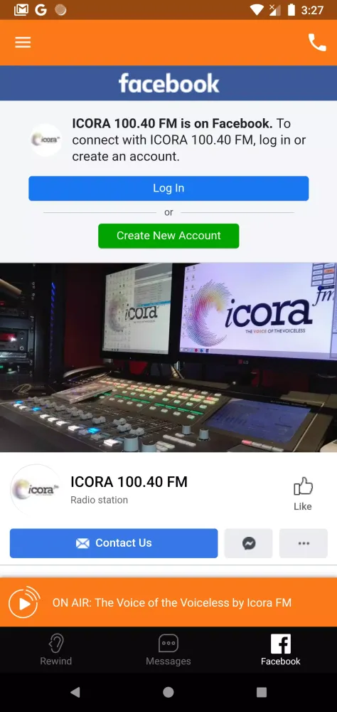 ICORA FM 100.4 Screenshots