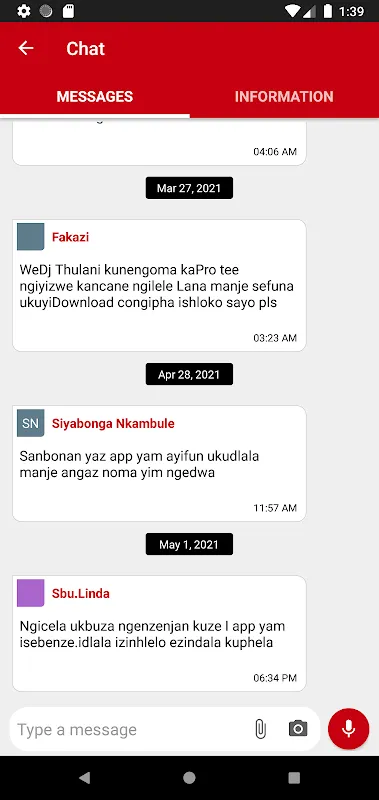 Tangkapan skrin MCR107.6FM