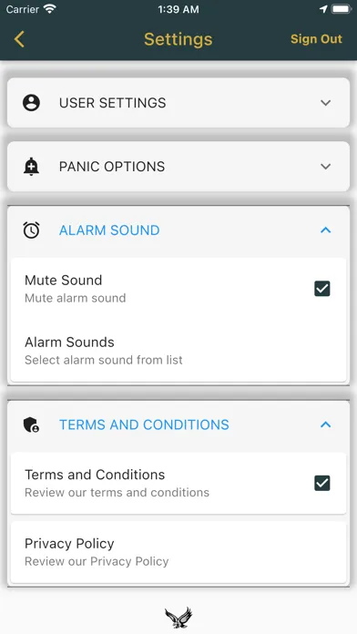Alarmnet SOS Screenshots