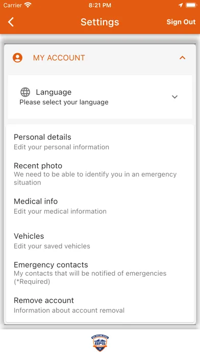 Capturas de pantalla de Berg Protection Service