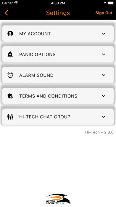 Hi Tech Security Screenshots