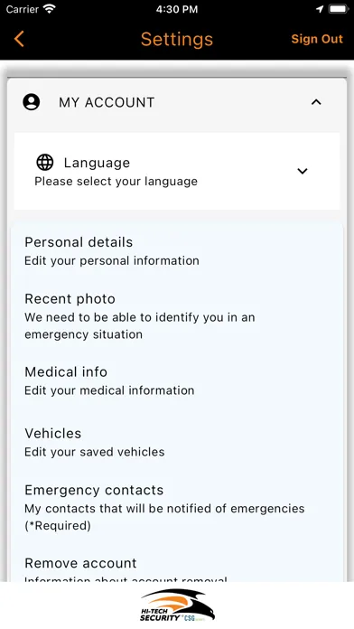 Hi Tech Security Screenshots