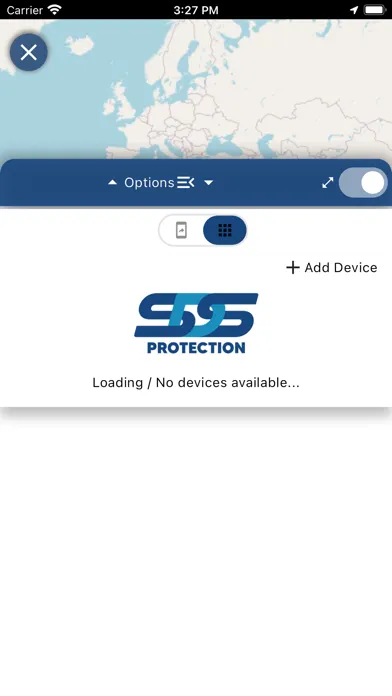 Zrzuty ekranu SDS Protection