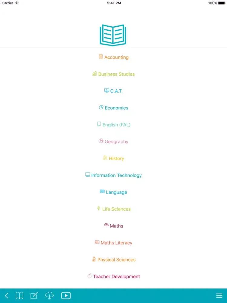 Capturas de tela do Mindset Learn iPad 