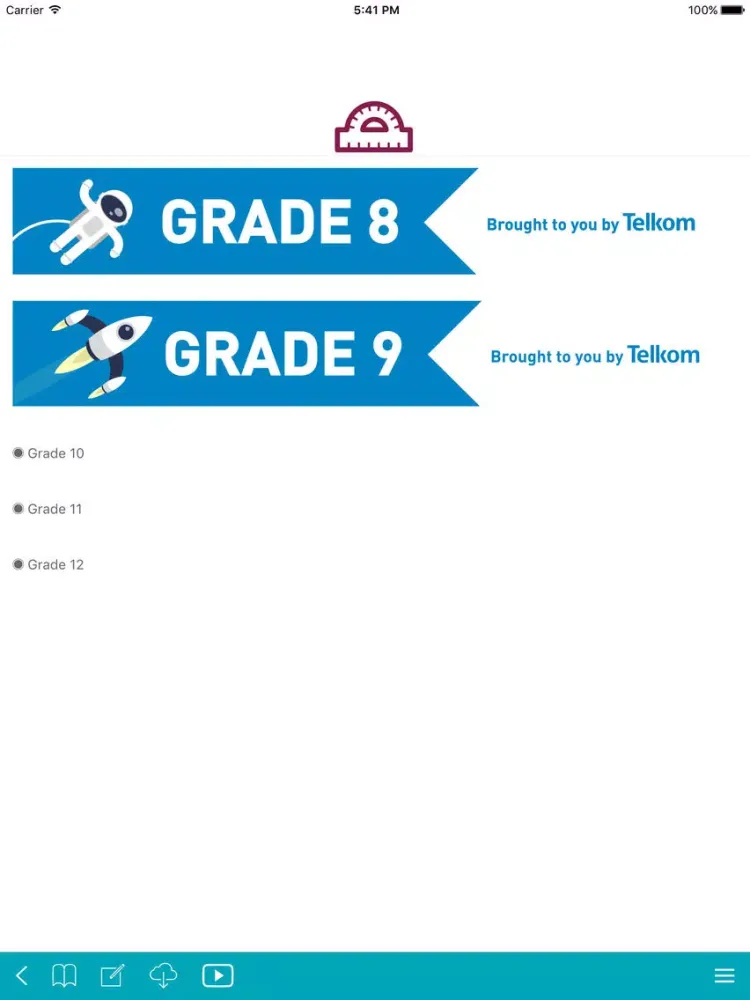 Capturas de tela do Mindset Learn iPad 