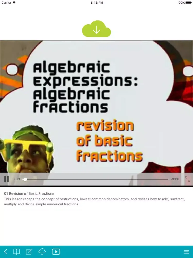 Capturas de tela do Mindset Learn iPad 