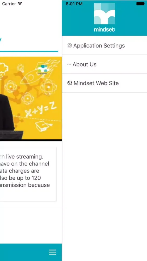 Capturas de tela do Mindset Learn