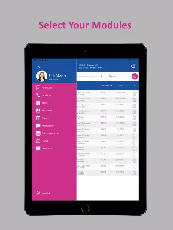 Скриншоты Cherwell Mobile for Pink iPad 