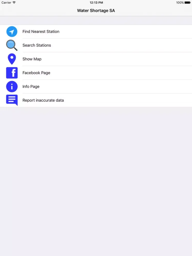 Water Shortage South Africa iPad  स्क्रीनशॉट
