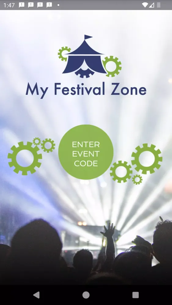 Tangkapan skrin My Festival Zone