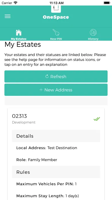 Zrzuty ekranu OneSpace Access