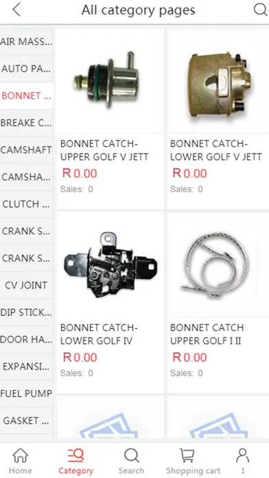 Ảnh chụp màn hình của PEREDE AUTO PARTS ONLINE SHOP