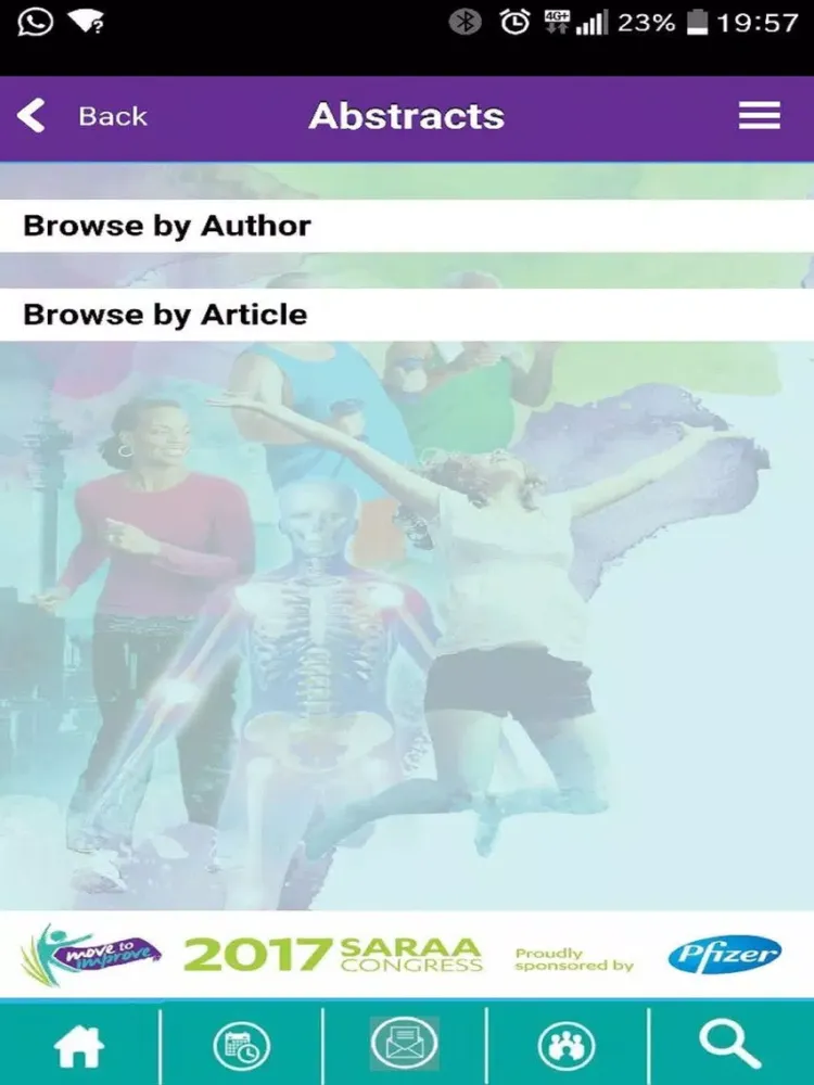SARAA Congress 2017 iPad  Ekran Görüntüleri