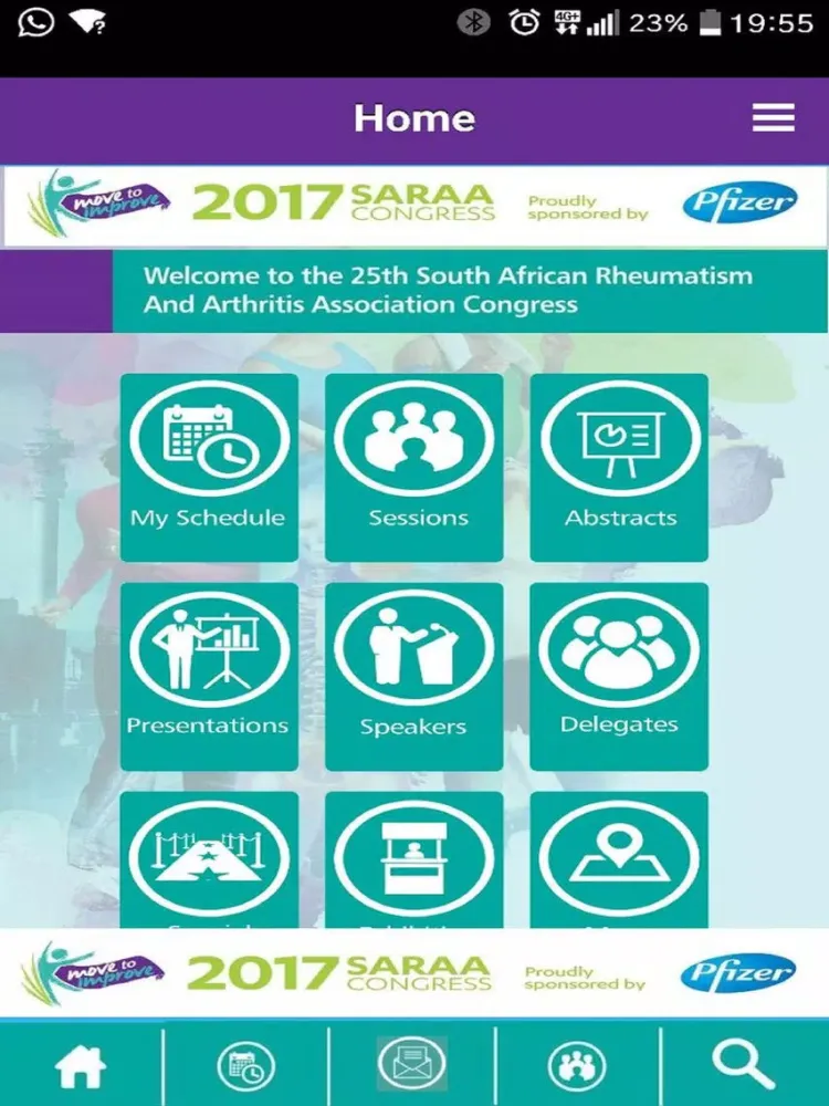 SARAA Congress 2017 iPad  Ekran Görüntüleri