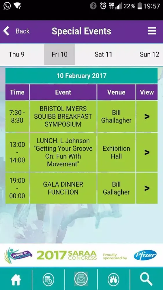 SARAA Congress 2017 Ekran Görüntüleri