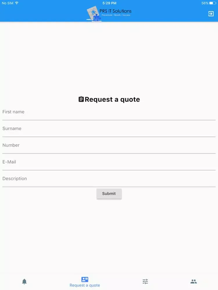 Captures d'écran de PRS IT Solutions iPad 