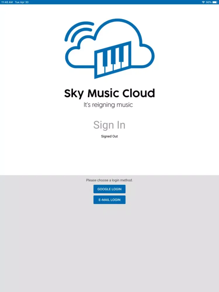 Sky Music Cloud iPad  স্ক্রিনশট