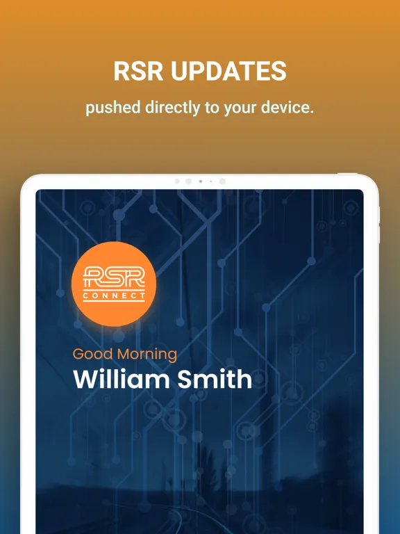Zrzuty ekranu RSR Connect iPad 