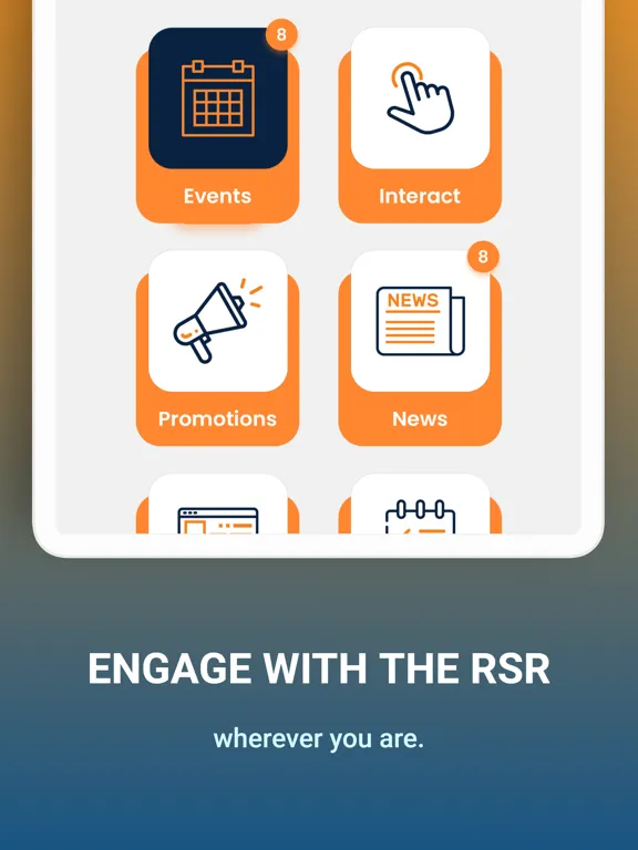 Zrzuty ekranu RSR Connect iPad 
