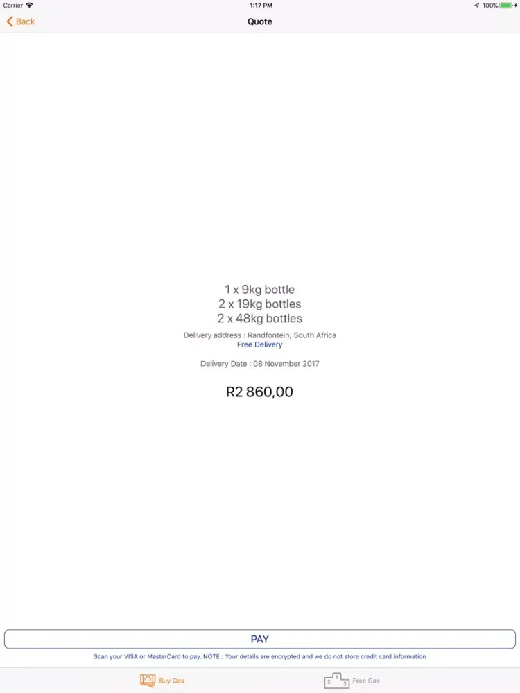 Rainbow Gas iPad  स्क्रीनशॉट