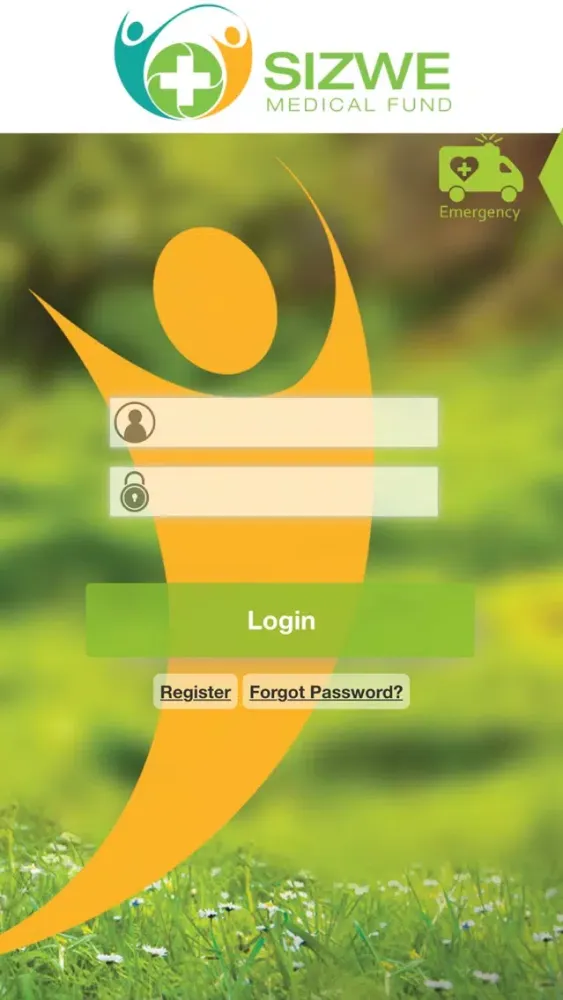 Ảnh chụp màn hình của Sizwe Member Medical Aid App