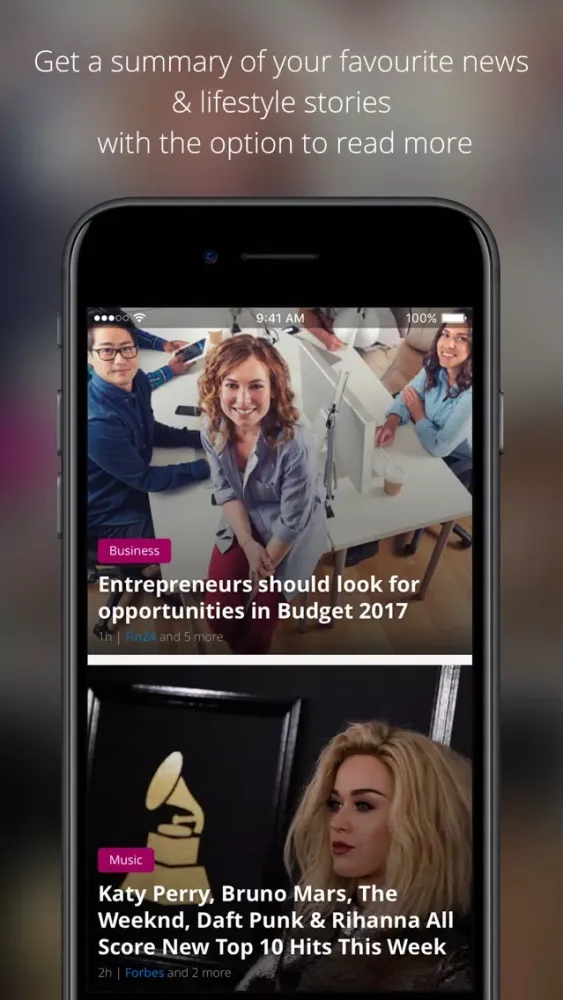 Screenshot di Sliced: Local & Global News