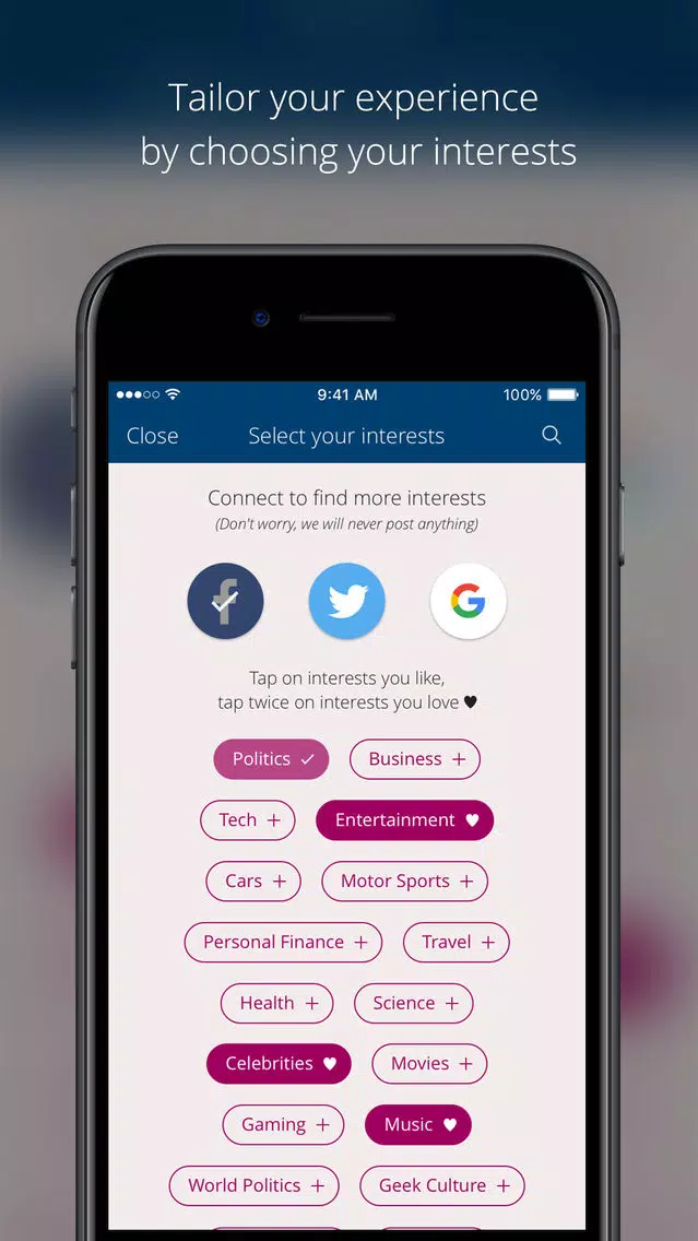 Capturas de pantalla de Sliced: Local & Global News