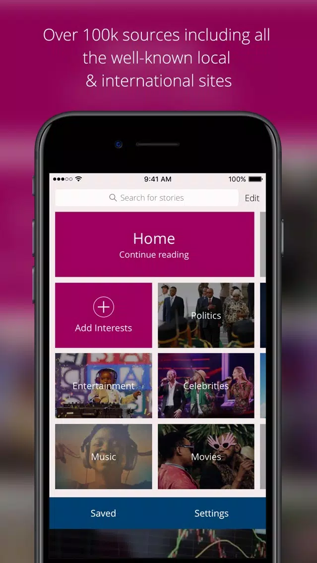 Capturas de pantalla de Sliced: Local & Global News