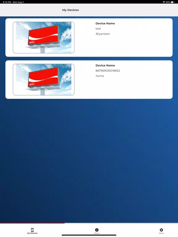 OOH Dashboard iPad 应用截图