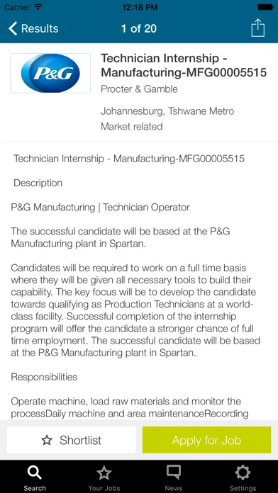 Screenshot di Talent360 Jobs