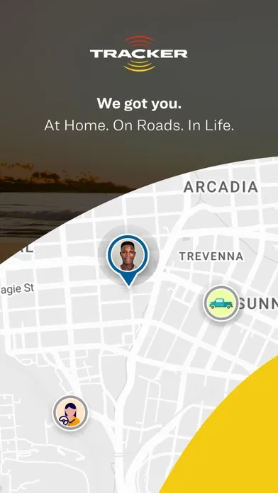 Capturas de tela do Tracker Connect
